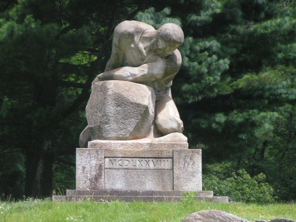Il monumento che a Giornico celebra la vittoria confederata sulle truppe del Ducato.