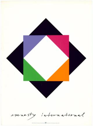Plakat grafischer Rhombus