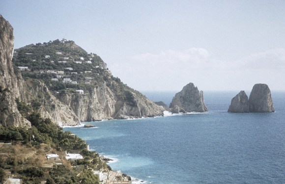 I famosi faraglioni di Capri.