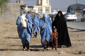 donne afghane con il burka