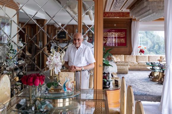Youssef Nada nella sua casa a Campione d Italia.