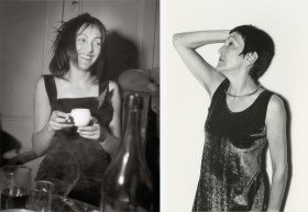 Meret Oppenheim as younger woman and older woman
