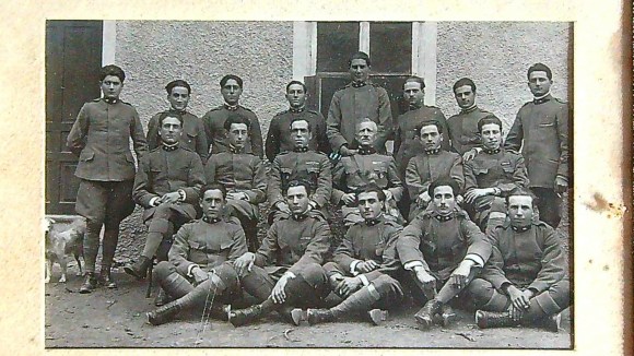 Foto che ritrae soldati italiani del primo conflitto mondiale.
