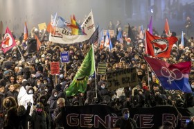 Manifestazioni a Ginevra.