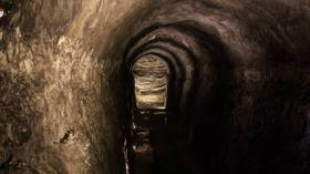 interno di un tunnel sotterraneo