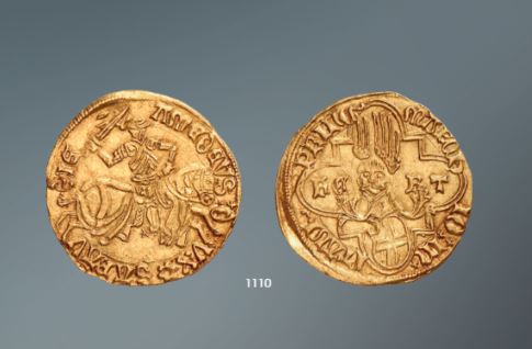 Monete d oro coniate dai duchi di Savoia nel periodo tra il 1435 e il 1532.