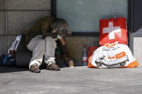persona senzatetto