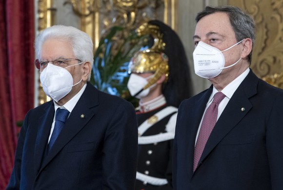 Sergio Mattarella e Mario Draghi.