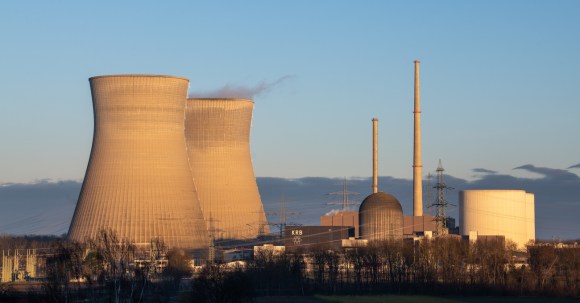 La centrale nucleare di Gundremmingen in Germania.