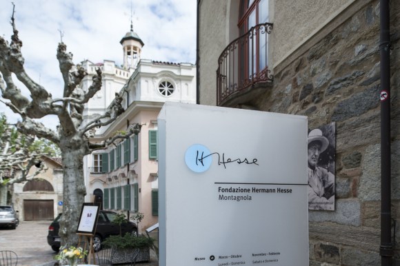 L entrata dl museo Hermann Hesse di Montagnola