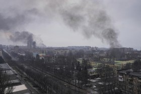 Le esplosioni hanno interessato anche l ospedale pediatrico di Mariupol.