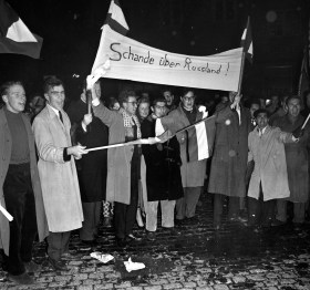Studentenproteste in Zürich 1956