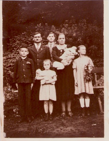 vecchia foto di famiglia