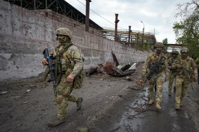 Soldati russi in azione dell Ucraina Orientale.