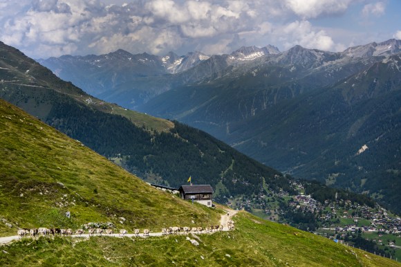 Le Alpi in Vallese.