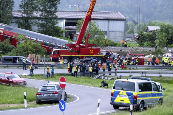 incidente ferroviario in Germania