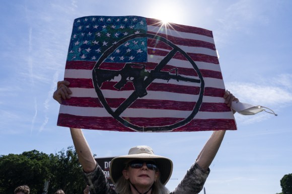 Manifestazione contro le armi negli USA.