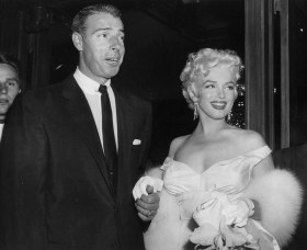 Marilyn con il secondo marito, Joe DiMaggio
