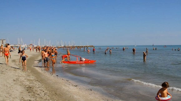 turisti in spiaggia