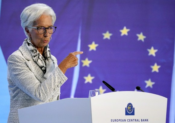 La presidente della Bce Christiane Lagarde.