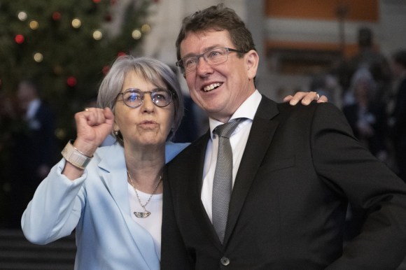 I due neo eletti in governo, Elisabeth Baume-Schneider e Albert Rösti