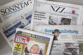 Raccolta di giornali svizzeri