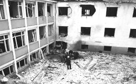 edificio bombardato