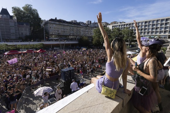 Women s Strike in Lausanne in 2022