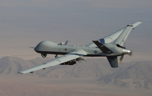 Un drone americano MQ-9 Reaper il modello precipitato nel Mar Nero.