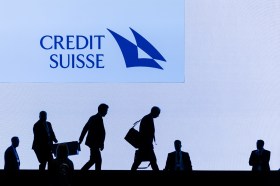 Il logo di Credit Suisse.
