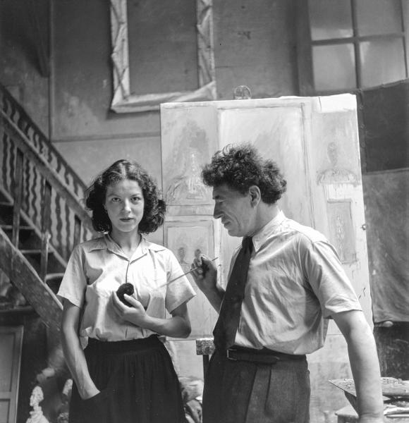Annette e Alberto Giacometti