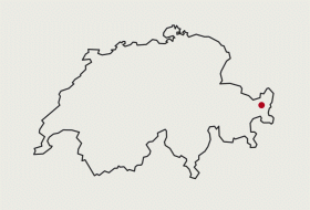 mappa ubicazione della Büvetta Tarasp