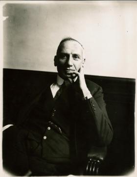 Eugenio Balzan in un ritratto del 1925.