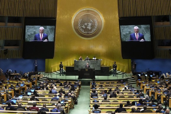 L aula plenaria dell ONU.