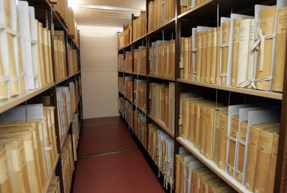 L interno dell archivio dell Amministrazione federale svizzera, a Berna.