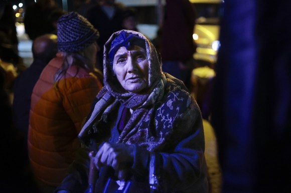 Una donna armena in un campo profughi, settembre 2023.