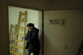 Ashkelon, Israele, rifugio anti-bombardamenti l 11 ottobre 2023.