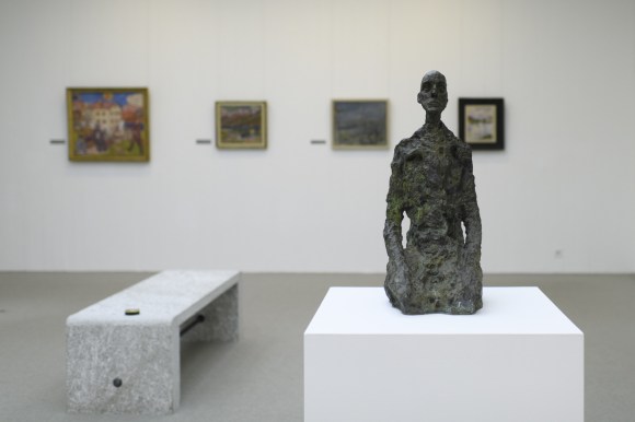 Eli Lotar III, la scultura di Alberto Giacometti esposta al museo di Stampa.