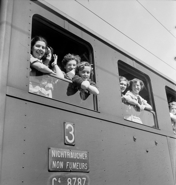 donne su un treno