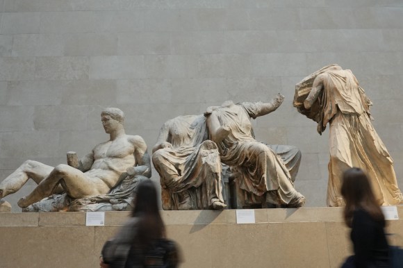 Alcuni dei marmi del Partenone custoditi al British Museum di Londra.
